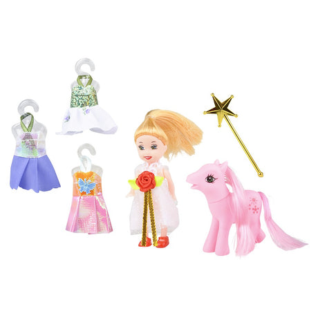 Princess Pony Doll Set (6 Pc)