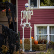 10 Ft. 5" Standing Multicolor Light-Up Eyes Posable Titan Skeleton Halloween Decoration