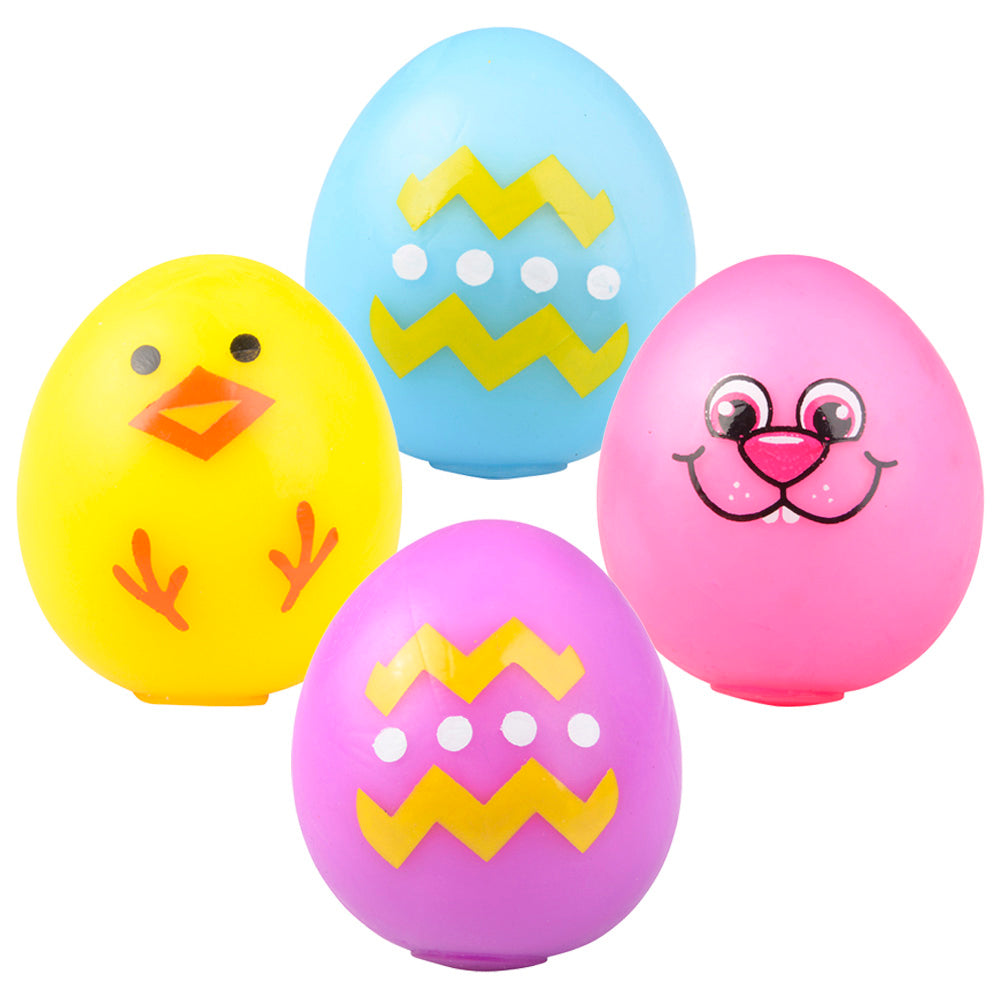 Gummi Easter Egg Squeeze Toy (12 Pc Display)