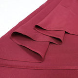 Round Polyester Tablecloth 108" Burgundy