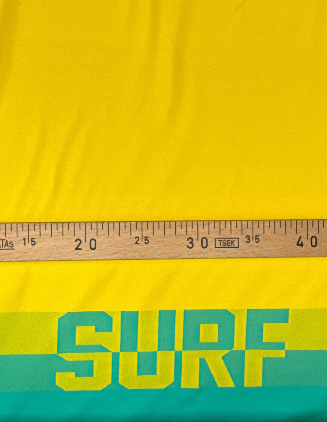 Polyamide Elastane Knitted Fabric Yellow Blue