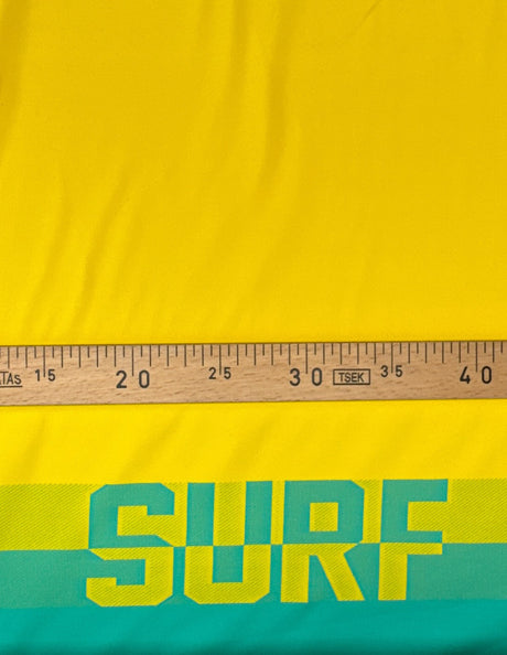 Polyamide Elastane Knitted Fabric Yellow Blue