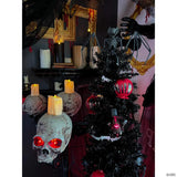 10ct Purple Edison E17 Halloween Light Set - 9ft Black Wire