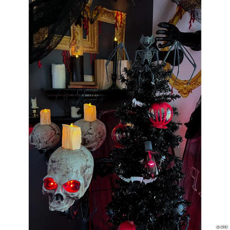 RADYAN 10-Count Purple Edison E17 Halloween Light Set for Outdoor Decor shown in a clear product image