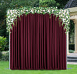 Scuba Backdrop Curtain Drape Panel 10ft x 10ft Burgundy
