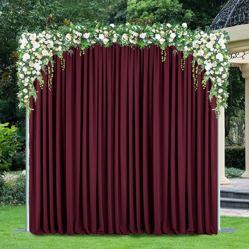 Scuba Backdrop Drape 12ft x 10ft Burgundy