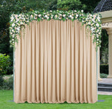 Scuba Backdrop Curtain Drape Panel 14 ft x 5 ft Champagne