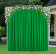Scuba Backdrop Drape Panel 14 ft x 5 ft Emerald Green