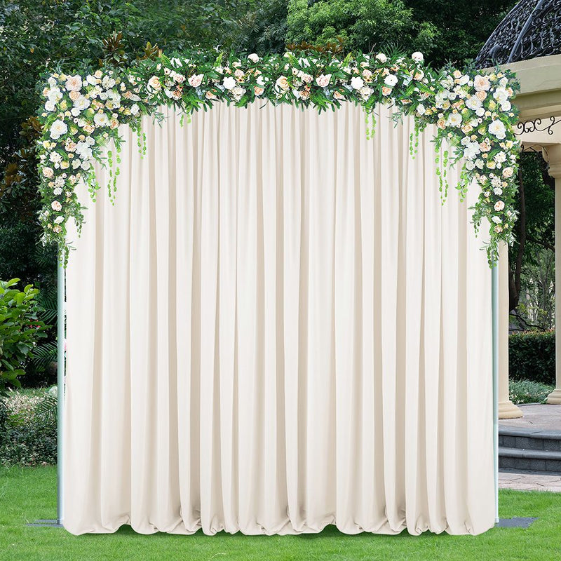 Scuba Backdrop Drape 10ft x 10ft Ivory