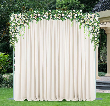 Scuba Backdrop Drape 10ft x 10ft Ivory