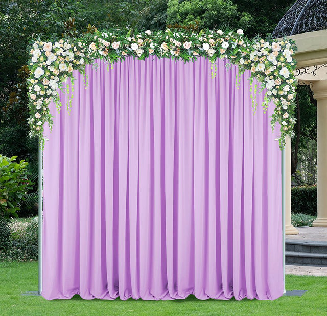 Scuba Backdrop Drape Panel 10ft x 10ft Lavender