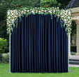 Scuba Backdrop Drape 10ft x 10ft Navy Blue