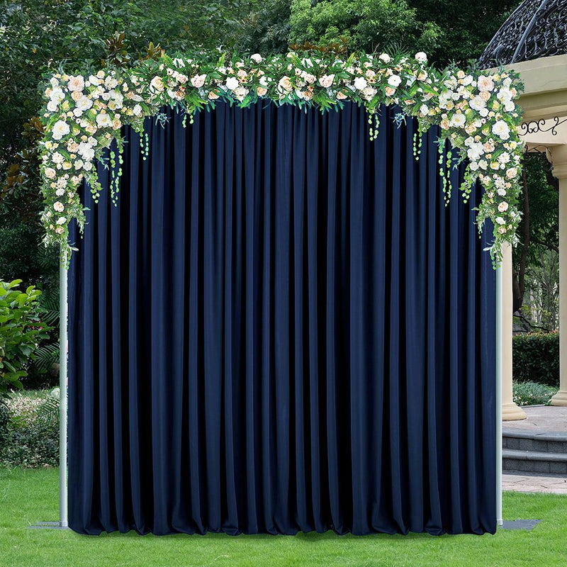 Scuba Backdrop Drape 12 ft x 10 ft Navy Blue