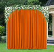 Scuba Backdrop Drape 10ft x 10ft Orange