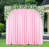 Scuba Backdrop Curtain Drape Panel 12 ft x 10 ft Pink