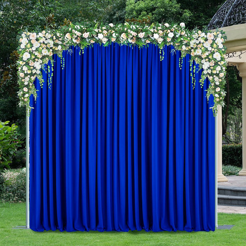 Scuba Backdrop Curtain Drape Panel 12ft x 10ft Royal Blue