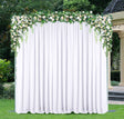 Scuba Backdrop Drape Panel 10 ft x 10 ft White