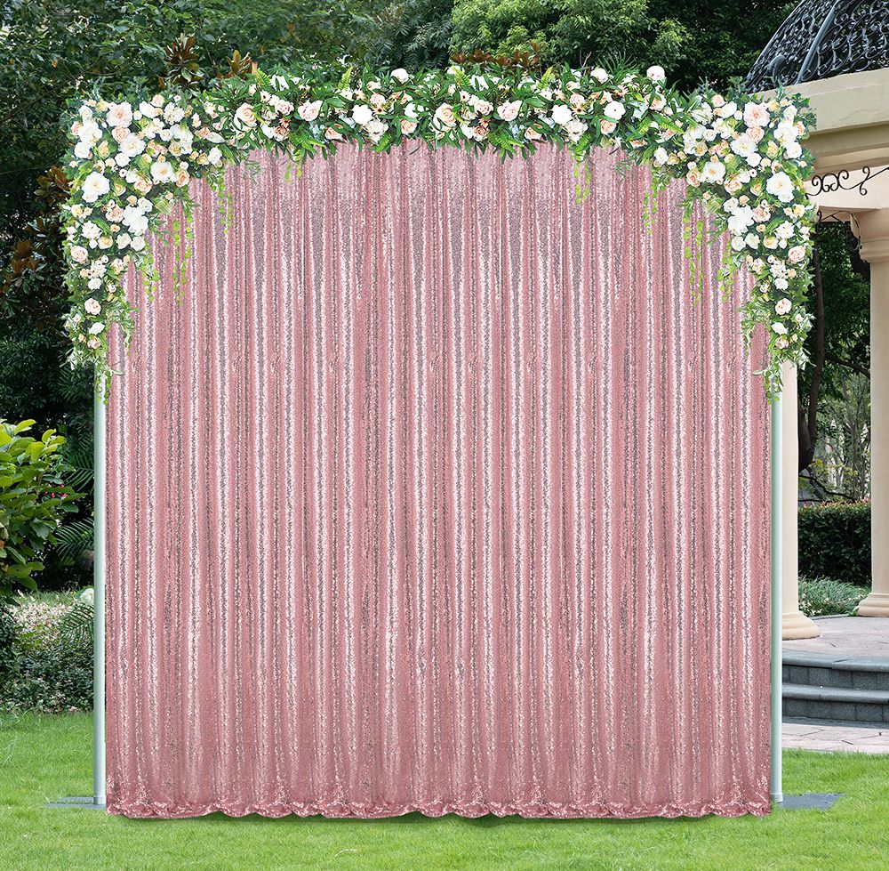 Sequin Glitz Net Event Backdrop Curtain