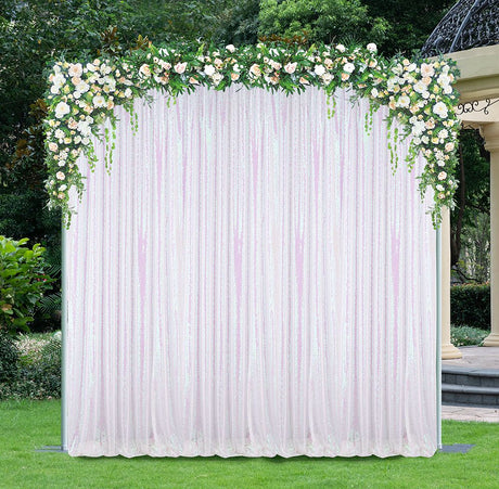 Sequin Glitz Net Event Backdrop Curtain