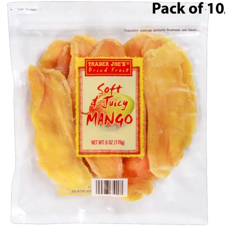 Soft & Juicy Dried Mango Slices – Perfect for Snacking & Sharing