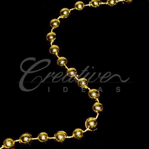 10Mm Pearls String-5 Yds (Gold)
