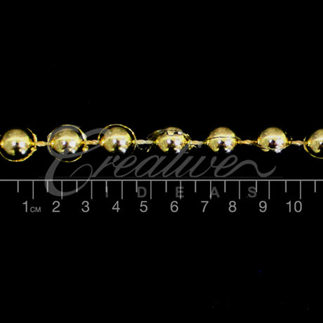 10Mm Pearls String-5 Yds (Gold)