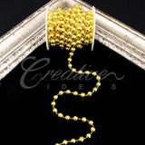 10Mm Pearls String-5 Yds (Gold)