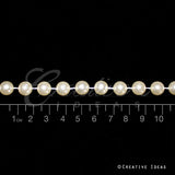 10Mm Pearls String-5 Yds (Ivory)