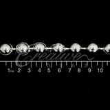 10Mm Pearls String-5 Yds (Silver)
