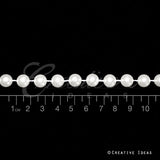 10Mm Pearls String-5 Yds (White)
