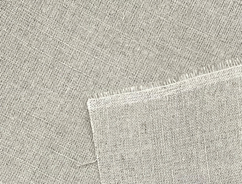 1 Yard Pure Linen Natural Extra Wide Fabric Heavyweight 10 oz 87 Inches Wide