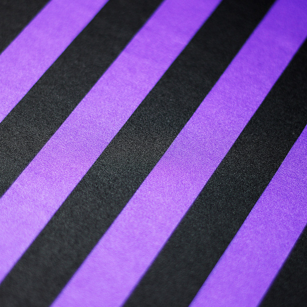 Lucky Stripes Polyester Spandex Fabric - Multi-Color 1" Wide Stripes, 58/60" Width (1 Yard)