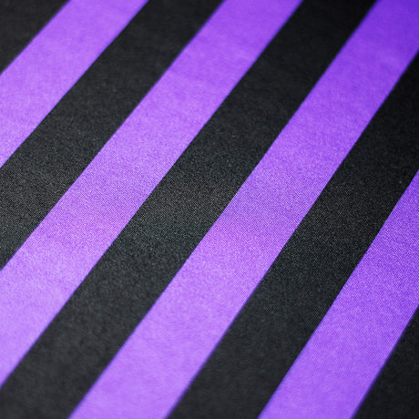 Lucky Stripes Polyester Spandex Fabric - Multi-Color 1" Wide Stripes, 58/60" Width (1 Yard)