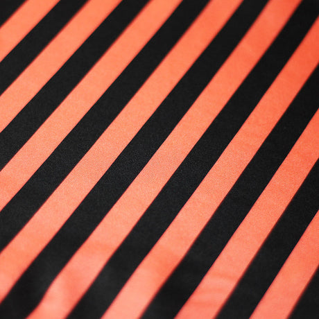Lucky Stripes Polyester Spandex Fabric - Multi Stripe Print, 58/60" Width (1 Yard)