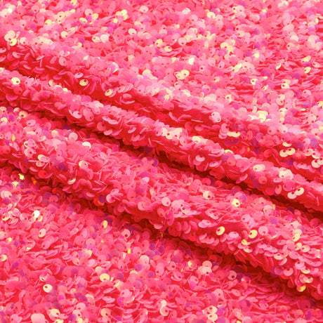 Duchess Stretch Velvet Sequin Polyester Spandex Fabric - Embroidered Sequins, 46/47" Width, 2-Way Stretch (1 Yard)