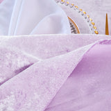 Velvet Table Runner 13x108 Lavender