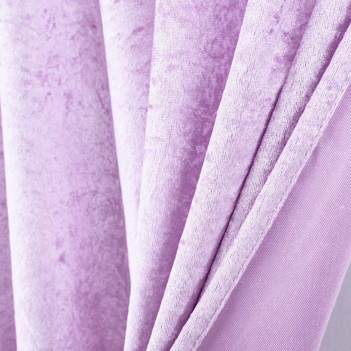 Velvet Backdrop Drape Panel 16 ft x 57 in Lavender