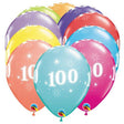 Latex Balloons 11 Inch 100-A-Round 6 Pack