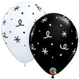 Latex Balloons 11 Inch Stars & Confetti