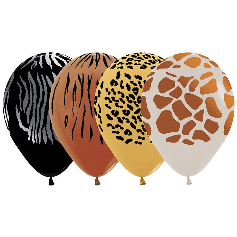 Animal Print Latex Balloons 11 Inch