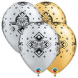Latex Balloons 11 Inch Art Deco Pattern