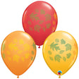 Autumn Leaves Latex Balloons