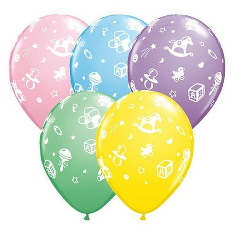 Latex Balloons Baby's Nursery Pastel Assortment