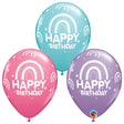 Latex Balloons Birthday Boho Rainbows 11 Inch