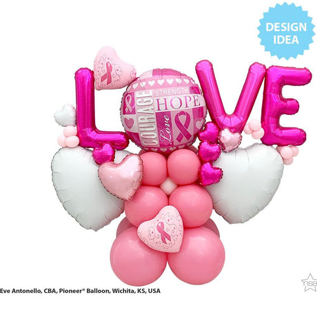 Latex Balloons Breast Cancer Awareness Pink