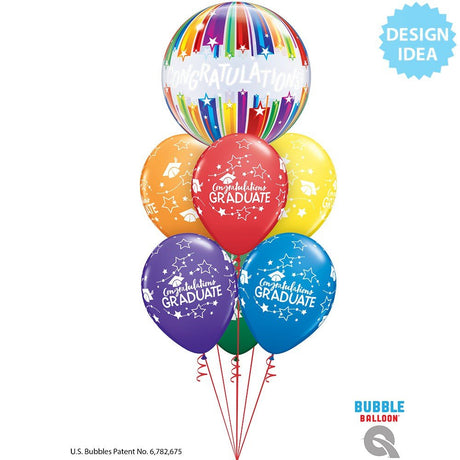 Latex Balloons Congratulations Graduate Stars