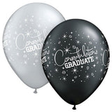 Graduation Latex Balloons 11 Inch Congratulations Graduate Wrap