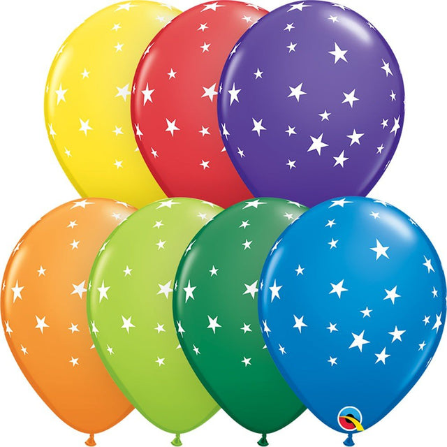 Latex Balloons Contempo Stars Carnival Assortment