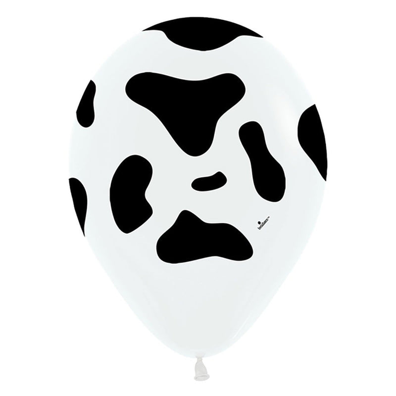Cow Print Latex Balloons