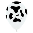 Cow Print Latex Balloons